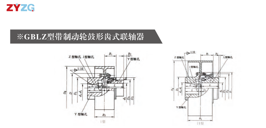 GBLZ 型帶製動輪鼓形齒式好色丝瓜先生